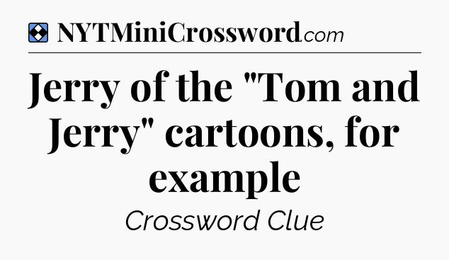 Solution: Jerry of the 