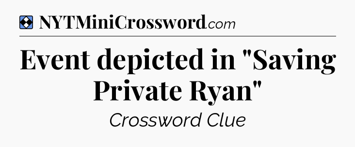 Solution: Event depicted in 