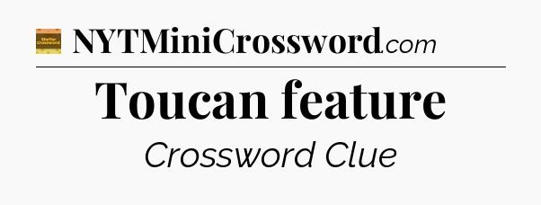 Toucan feature - Eugene Sheffer Crossword
