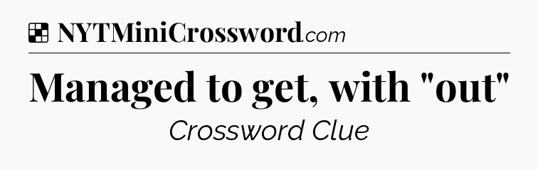 Solution: Managed to get, with 