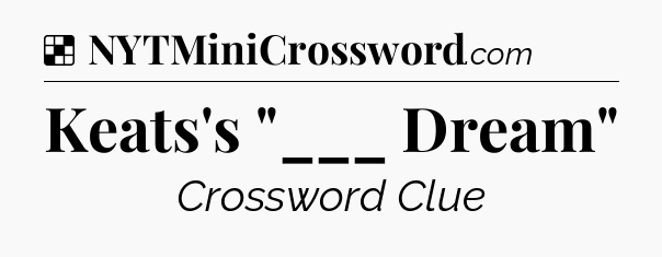 Solution: Keats's 
