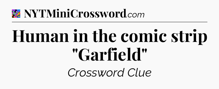 Human in the comic strip 