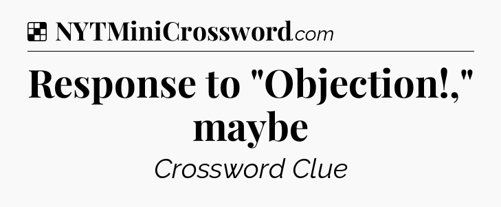 Solution: Response to 