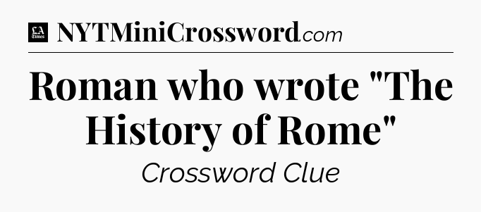Roman who wrote 