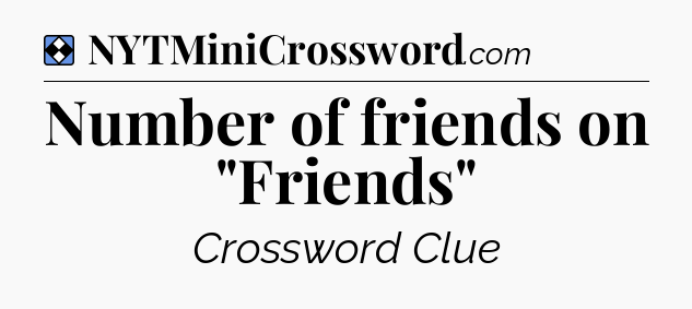 Solution: Number of friends on 