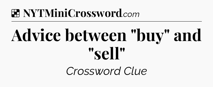 Solution: Advice between 