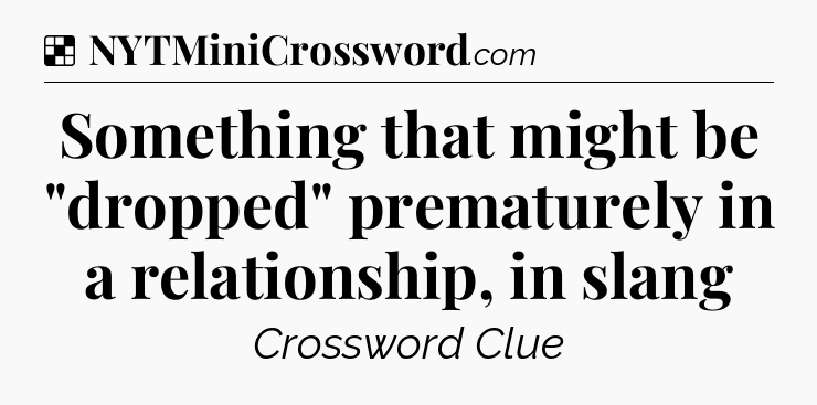 Solution: Something that might be 