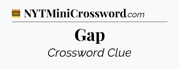 Gap - Eugene Sheffer Crossword