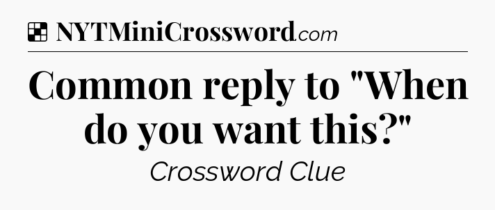 Solution: Common reply to 