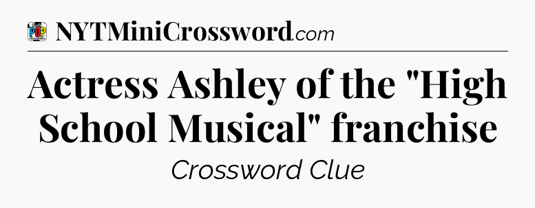 Actress Ashley of the 