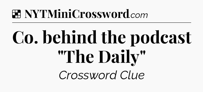 Solution: Co. behind the podcast 