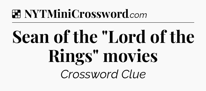 Solution: Sean of the 