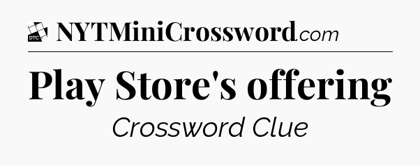 Play Store's offering - Daily Themed Classic Crossword