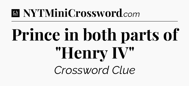 Prince in both parts of 