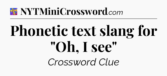 Phonetic text slang for 