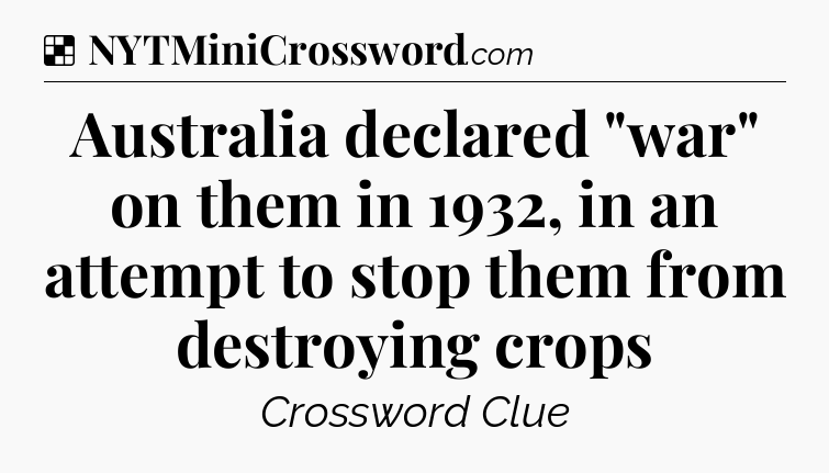 Solution: Australia declared 