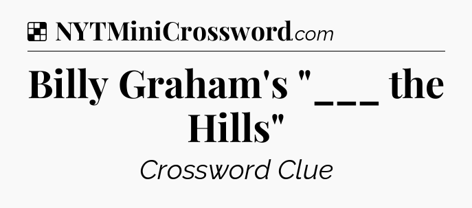 Solution: Billy Graham's 