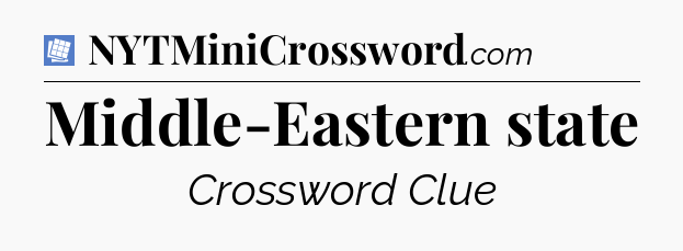 Middle-Eastern state Puzzle Page Crossword Clue