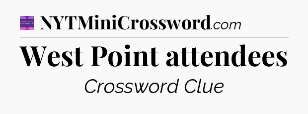 West Point attendees - Thomas Joseph Crossword