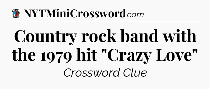 Country rock band with the 1979 hit 