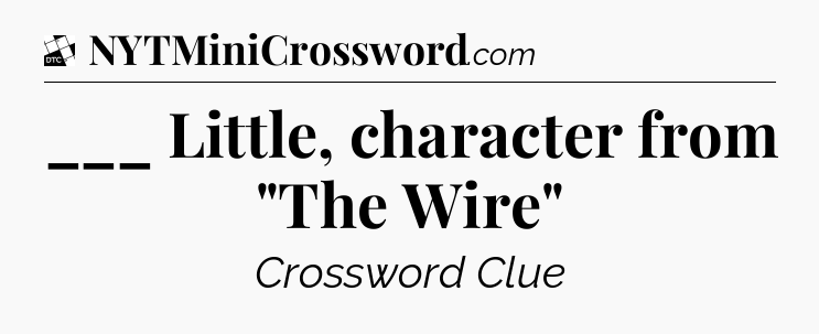 ___ Little, character from 