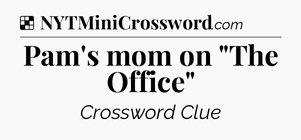 Solution: Pam's mom on 