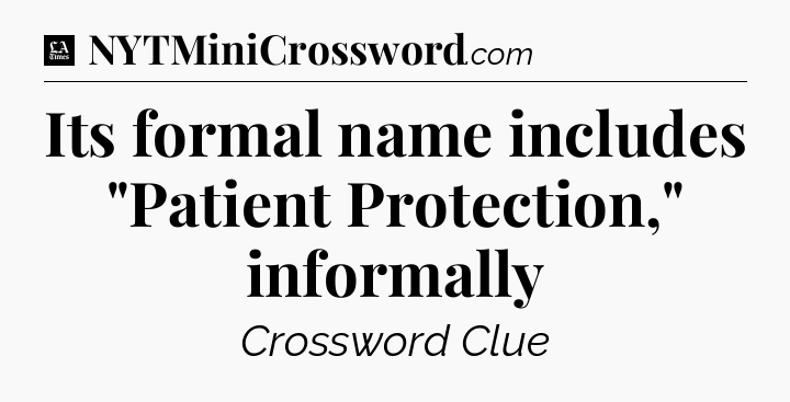 Its formal name includes 