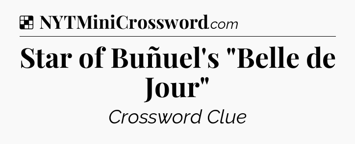 Solution: Star of Buñuel's 