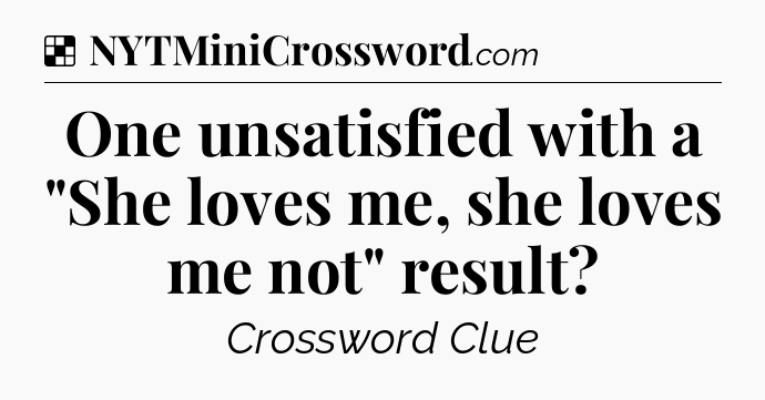 Solution: One unsatisfied with a 