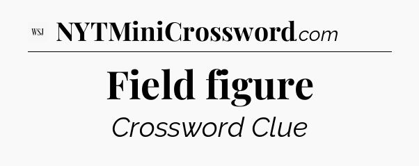 Field figure - WSJ Crossword