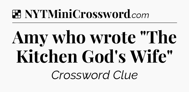 Solution: Amy who wrote 