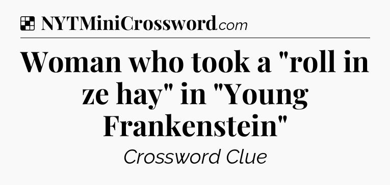 Solution: Woman who took a 