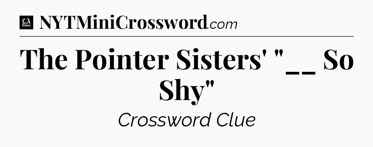 The Pointer Sisters' 