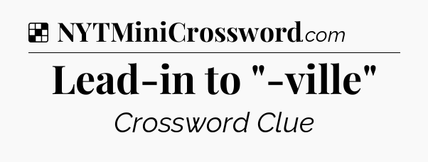 Solution: Lead-in to 