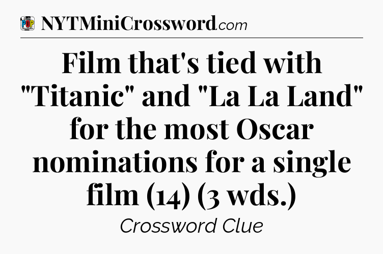 Film that's tied with 