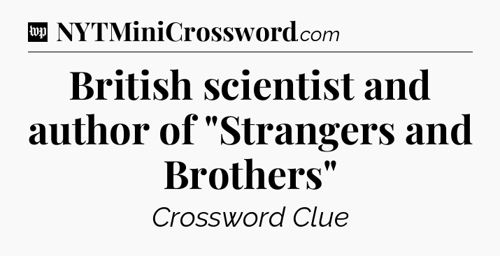 British scientist and author of 