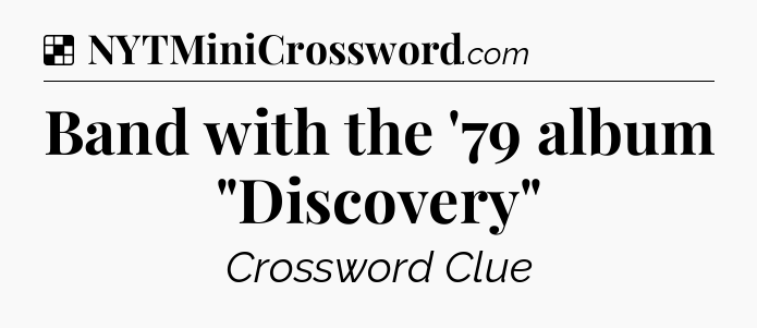 Solution: Band with the '79 album 