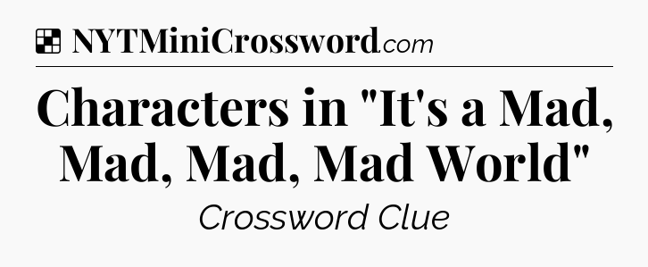 Solution: Characters in 