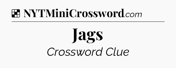 Solution: Jags - NYT Crossword