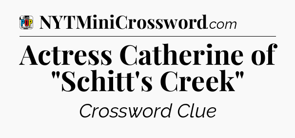 Actress Catherine of 