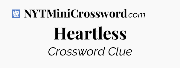 Heartless Puzzle Page Crossword Clue