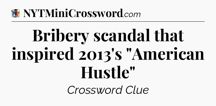 Bribery scandal that inspired 2013's 