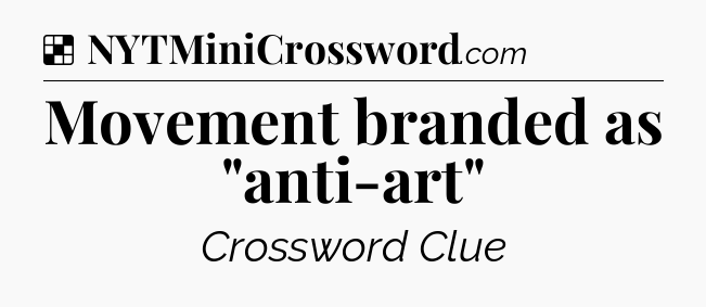 Solution: Movement branded as 