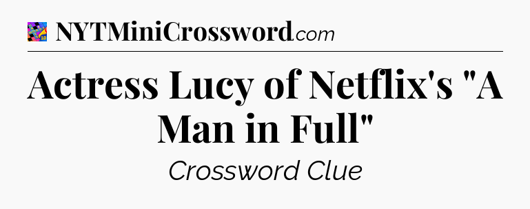 Actress Lucy of Netflix's 