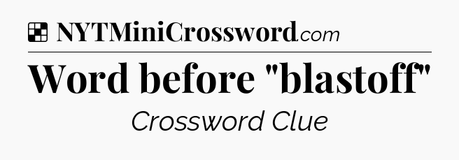 Solution: Word before 