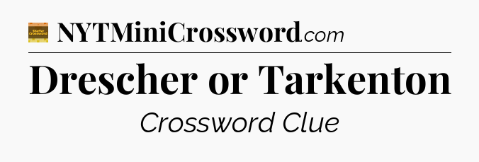 Drescher or Tarkenton - Eugene Sheffer Crossword