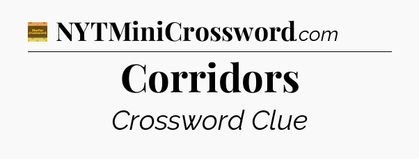Corridors - Eugene Sheffer Crossword
