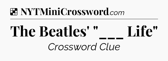 Solution: The Beatles' 