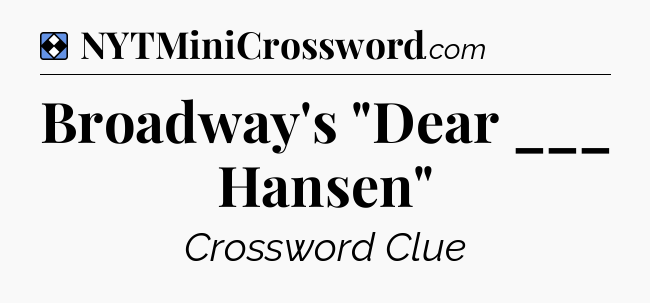Solution: Broadway's 