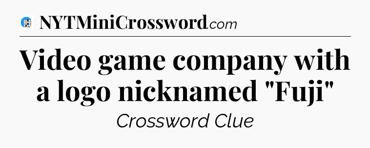 Video game company with a logo nicknamed 